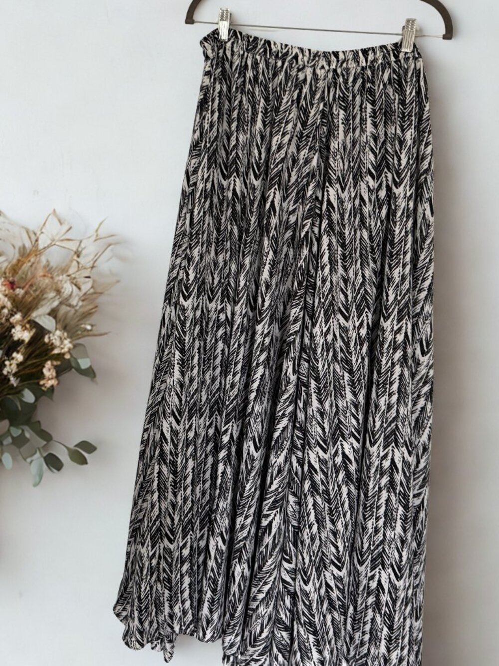 Black & White Maxi Skirt